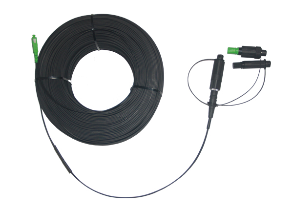 NT1248_2.0 x 5.0mm 3 IN 1 SLIM Factory Assembly Flat Drop Cable, G657A2, LSZH Jacket
